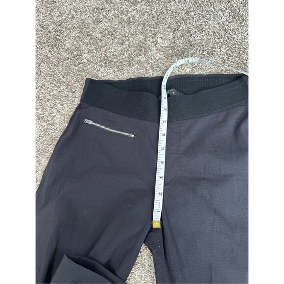 Athleta Mod Trekki Crop Ankle Slim Leg Pants Black Zippers Stretch Gorpcore 2 - Picture 6 of 11